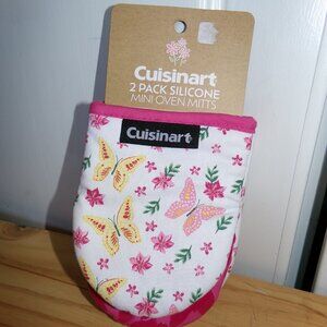 Cuisinart NWT 2 Pack Silicone Mini Oven Mitts